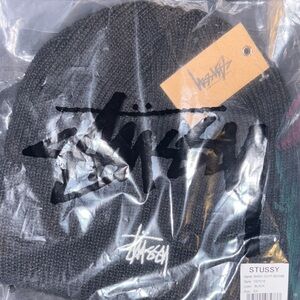 Stussy Charcoal Knit Beanie